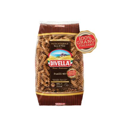 Wholemeal Fusilli, DIVELLA, 500 g